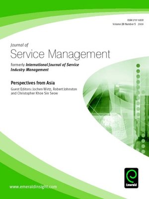 cover image of Journal of Service Management, Volume 20, Issue 5